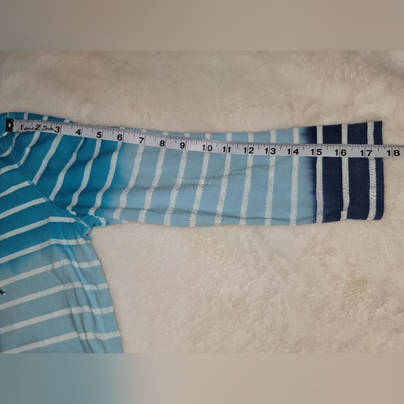 Chaps Denim Blue Striped Garment - Picture 6 of 9